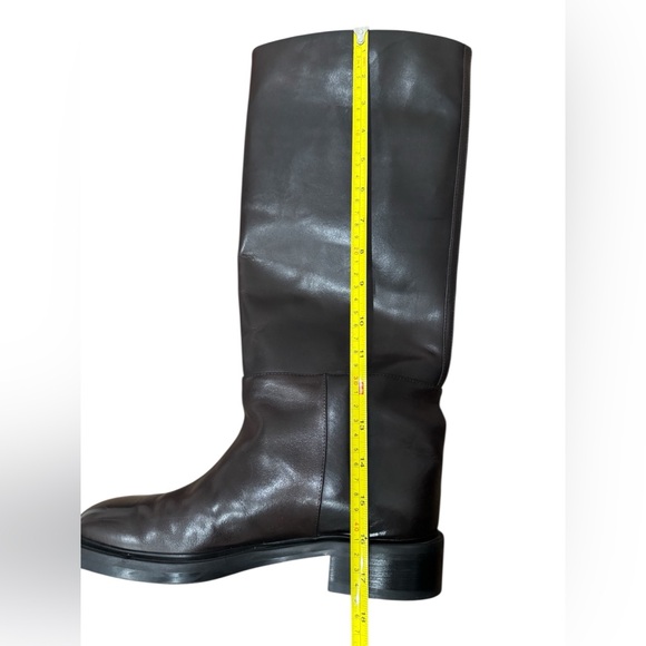 COS Brown Leather Riding boots - Picture 13 of 14